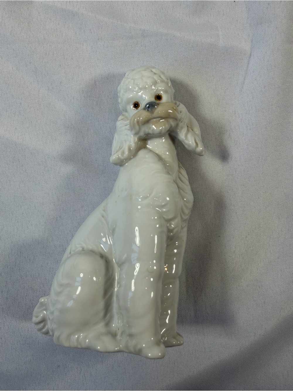 Lladro Nao Daisa Vintage Large Poodle Porcelain Figure EUC, Retired 1985 - Picture 2 of 10